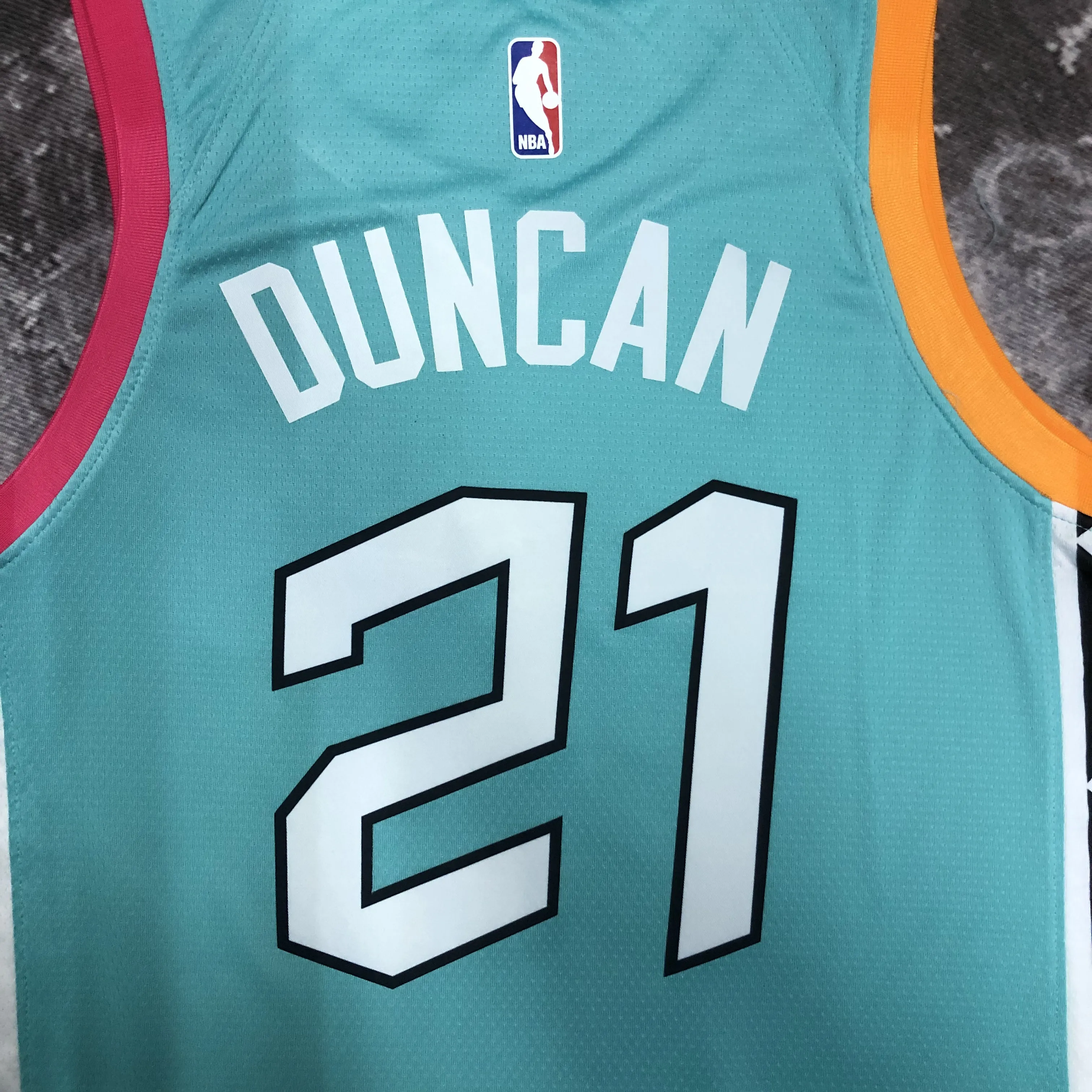 2023 Spurs City Edition No. 21 Duncan