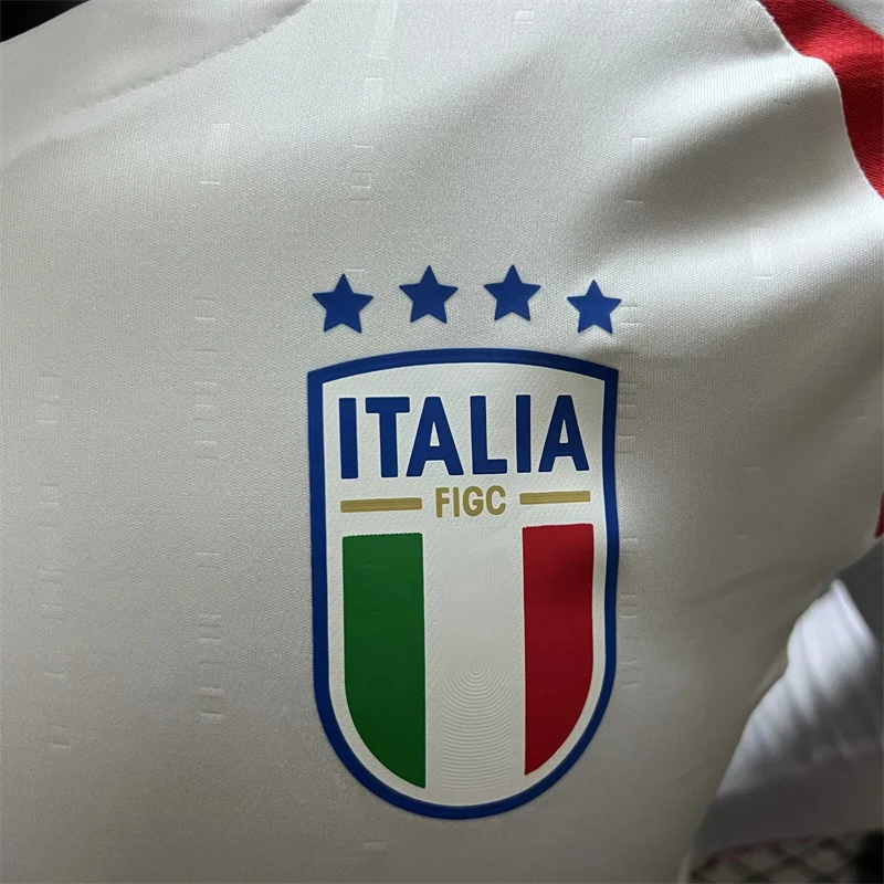 2024 Italy jersey away long sleeve player version white