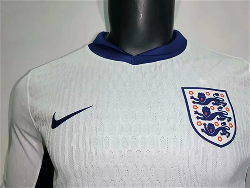 2024 England jersey home white long sleeve player version