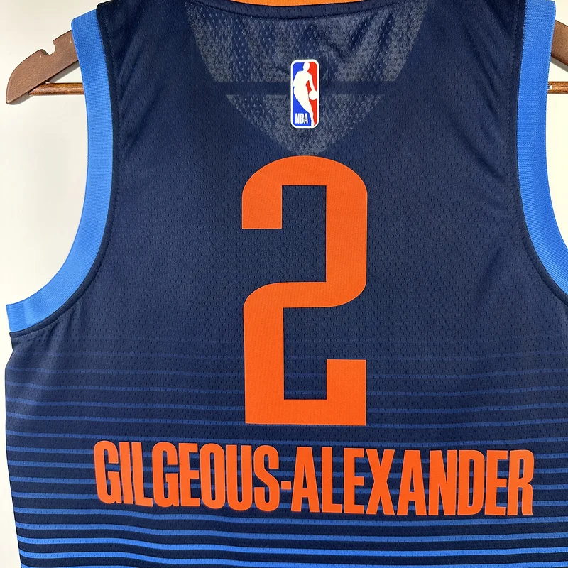 Oklahoma City Thunder blue 2 GIL GEOUS-ALEXANDER