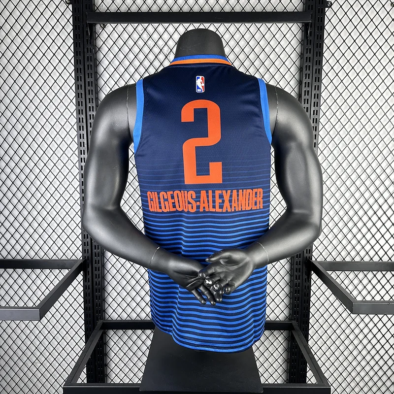 Oklahoma City Thunder blue 2 GIL GEOUS-ALEXANDER