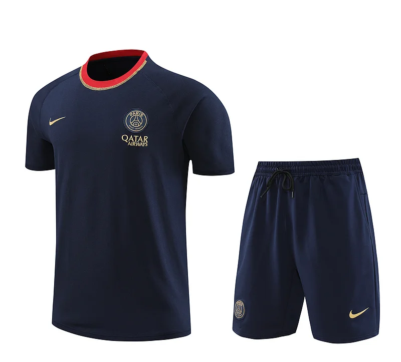 24-25 PSG soccer jersey blue training suit