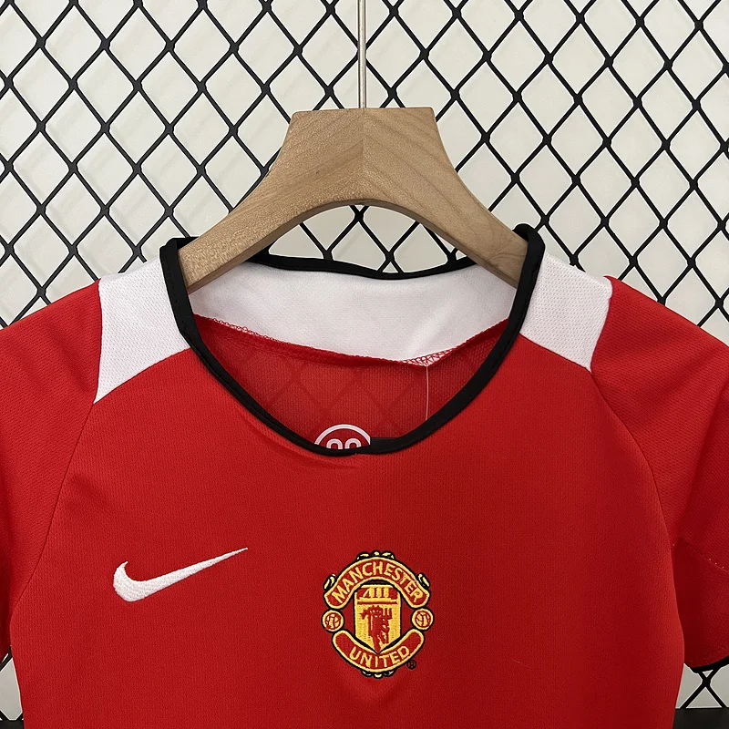 05-06 Manchester United home kids kit football jersey