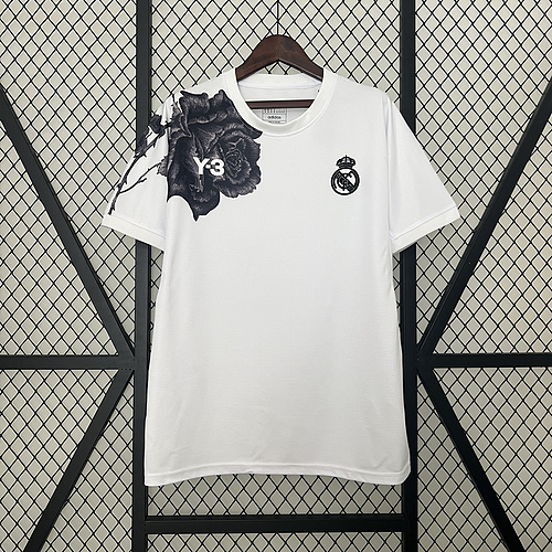 24-25 Real Madrid Y3 version white jersey Fan version
