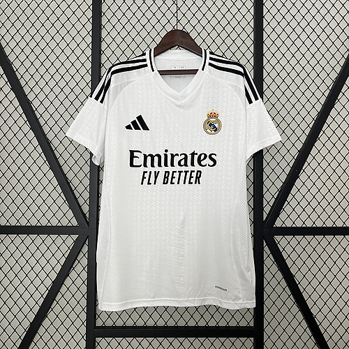 24-25 Real Madrid home soccer jersey Fan version