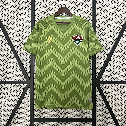 24-25 Fluminense Green soccer jersey Brasileiro Serie A