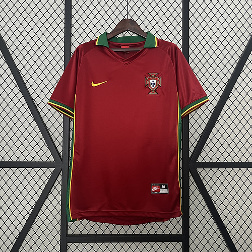1997 Portugal Home soccer jersey Fan version