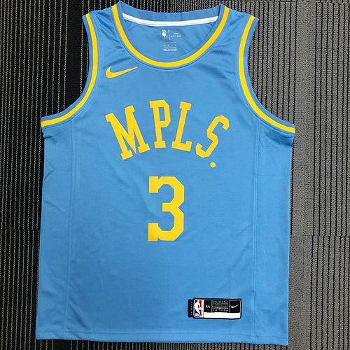 NBA Los Angeles Lakers jersey  Minneapolis #3 Davis NBA