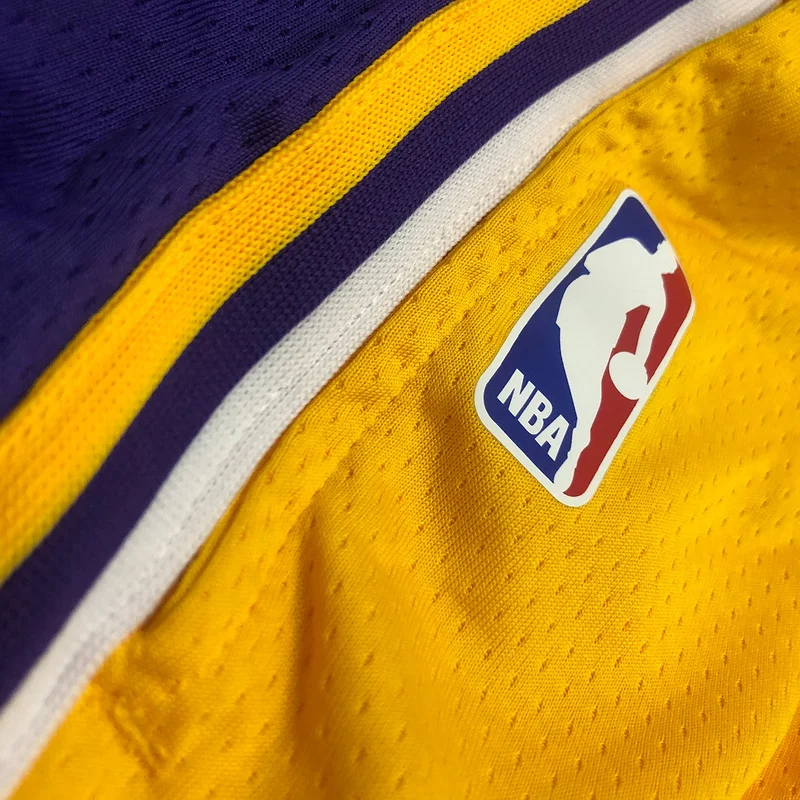 NBA Los Angeles Lakers jersey  Yellow Shorts