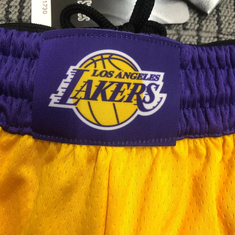 NBA Los Angeles Lakers jersey  Yellow Shorts