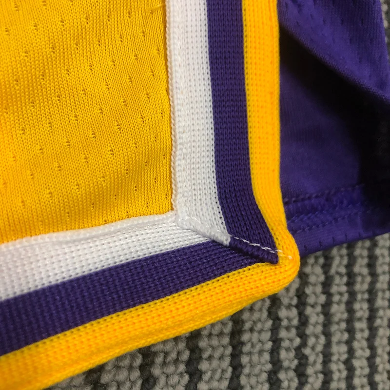 NBA Los Angeles Lakers jersey  Yellow Shorts