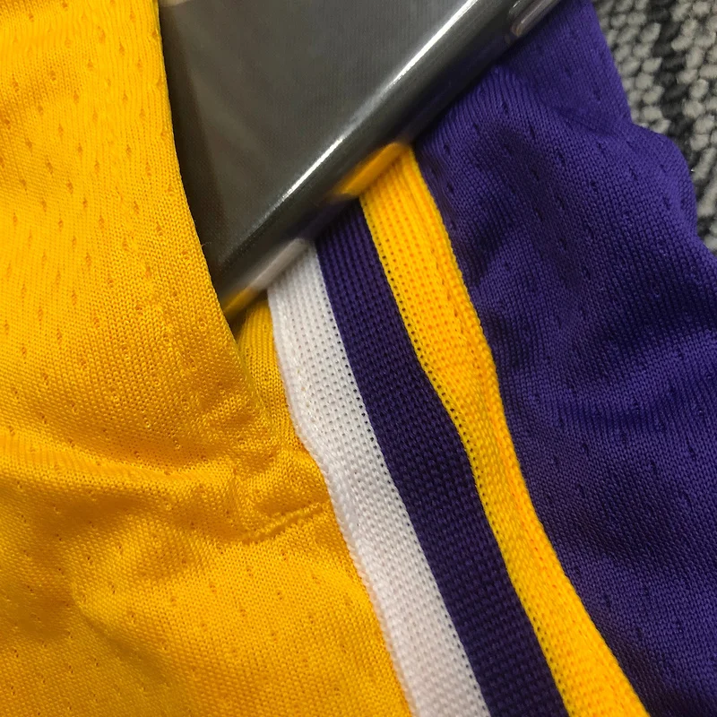 NBA Los Angeles Lakers jersey  Yellow Shorts