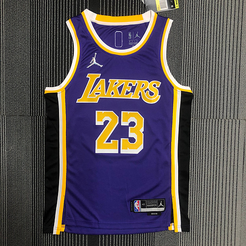 75th anniversary NBA Los Angeles Lakers jersey  Flyer limited #23 James NBA
