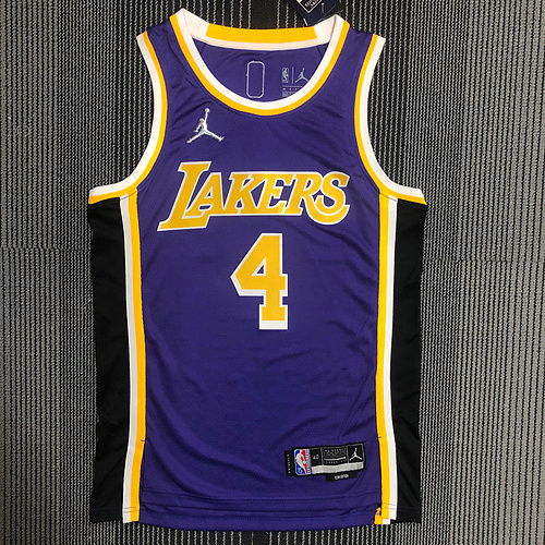 75th anniversary NBA Los Angeles Lakers jersey  Flyer limited #4 Rondo NBA