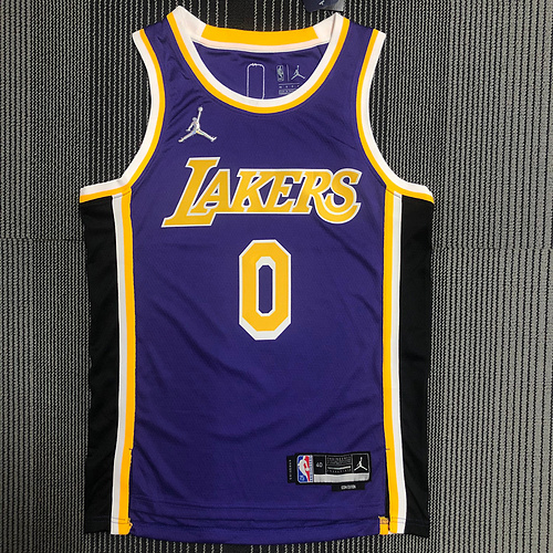 75th anniversary NBA Los Angeles Lakers jersey  Flyer limited #0 Westbrook NBA