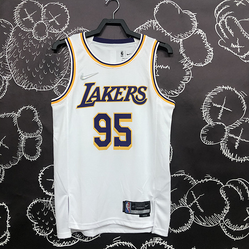 75th anniversary NBA Los Angeles Lakers jersey  White 95号 Anderson NBA