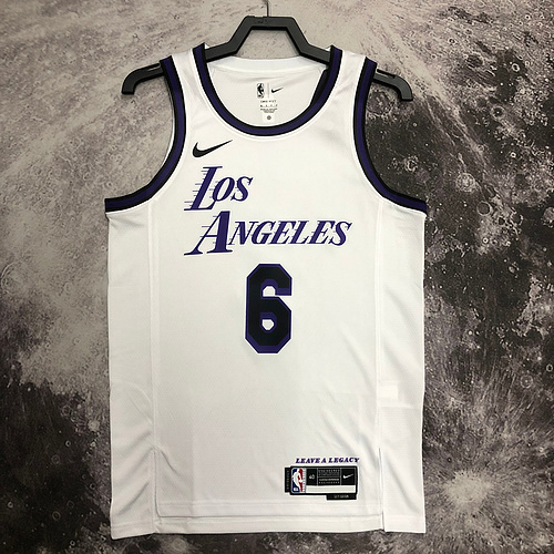 2023 Season NBA Los Angeles Lakers jersey  city version#6 James Los Angeles Lakers