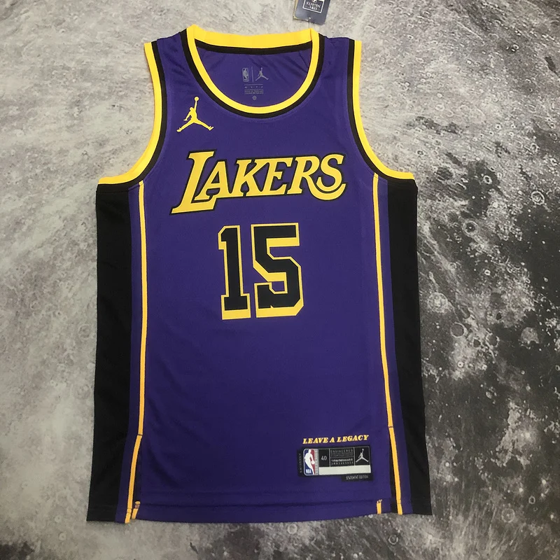 2023 Season NBA Los Angeles Lakers jersey  Flyer limited  #15 Reaves