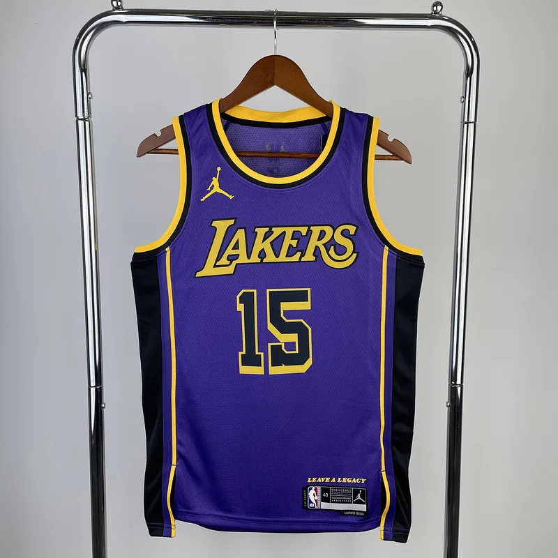 2023 Season NBA Los Angeles Lakers jersey  Flyer limited  #15 Reaves