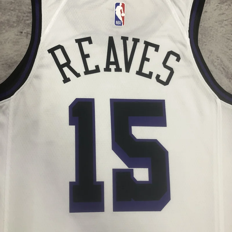 2023 Season NBA Los Angeles Lakers jersey  city version #15 Reaves