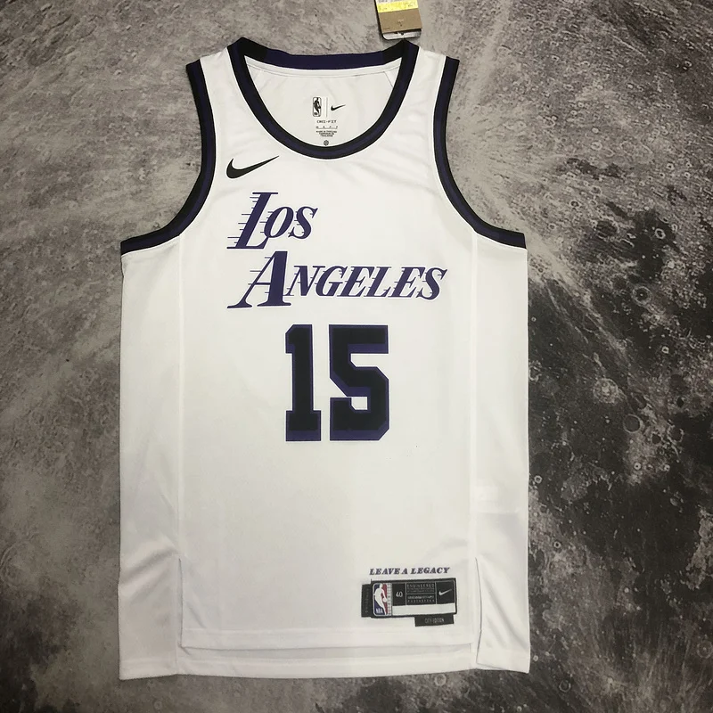 2023 Season NBA Los Angeles Lakers jersey  city version #15 Reaves