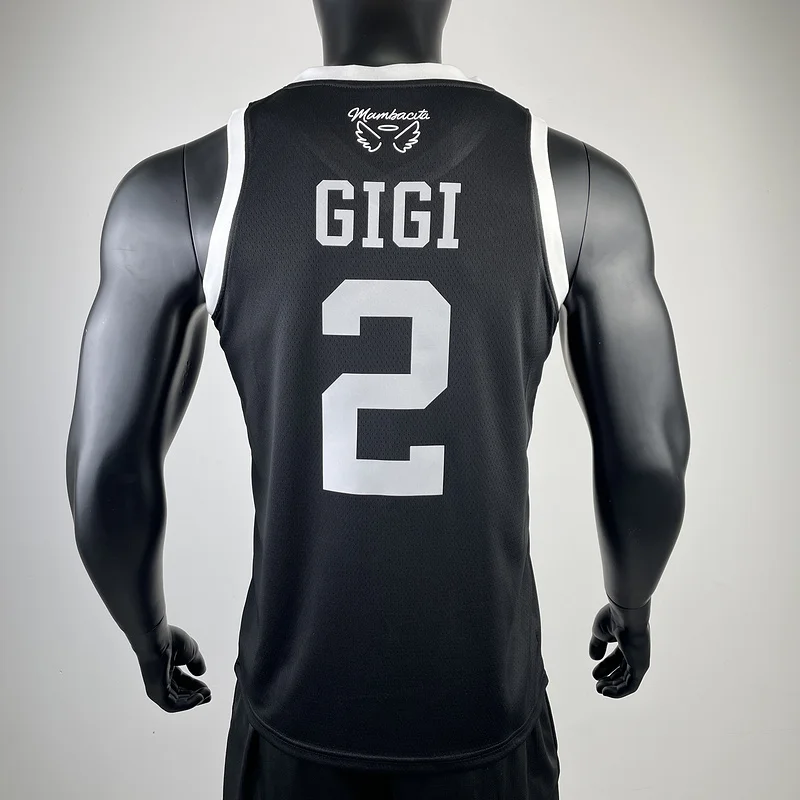 Mamba GiGi commemorative jersey ：Black #2 GiGi