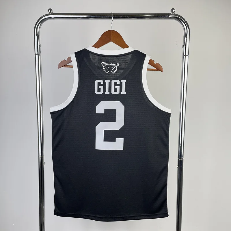 Mamba GiGi commemorative jersey ：Black #2 GiGi