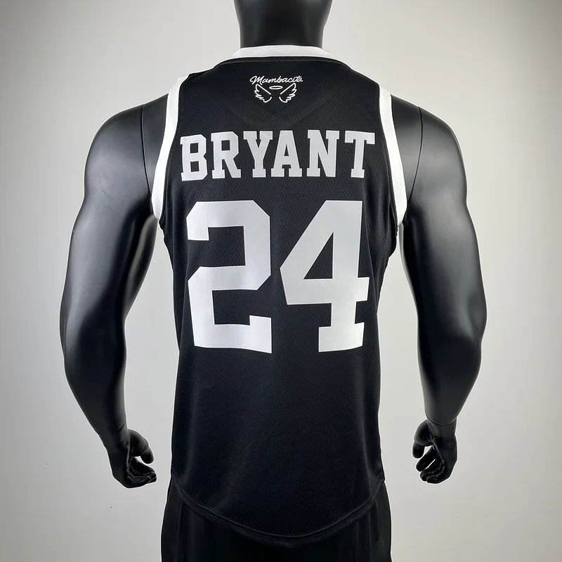 Mamba GiGi commemorative jersey ：Black #24 Kobe Bryant