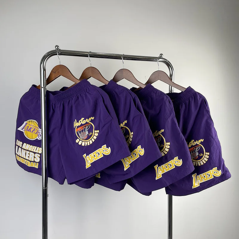 Mitchell&Ness Retro American Shorts NBA Los Angeles Lakers jersey  Shorts