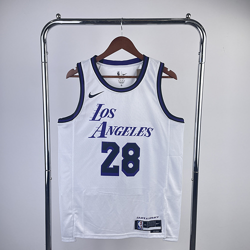 2023 Season NBA Los Angeles Lakers jersey  city version #28 Hachimura Los Angeles Lakers