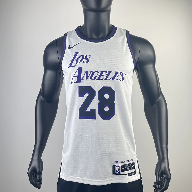 2023 Season NBA Los Angeles Lakers jersey  city version #28 Hachimura