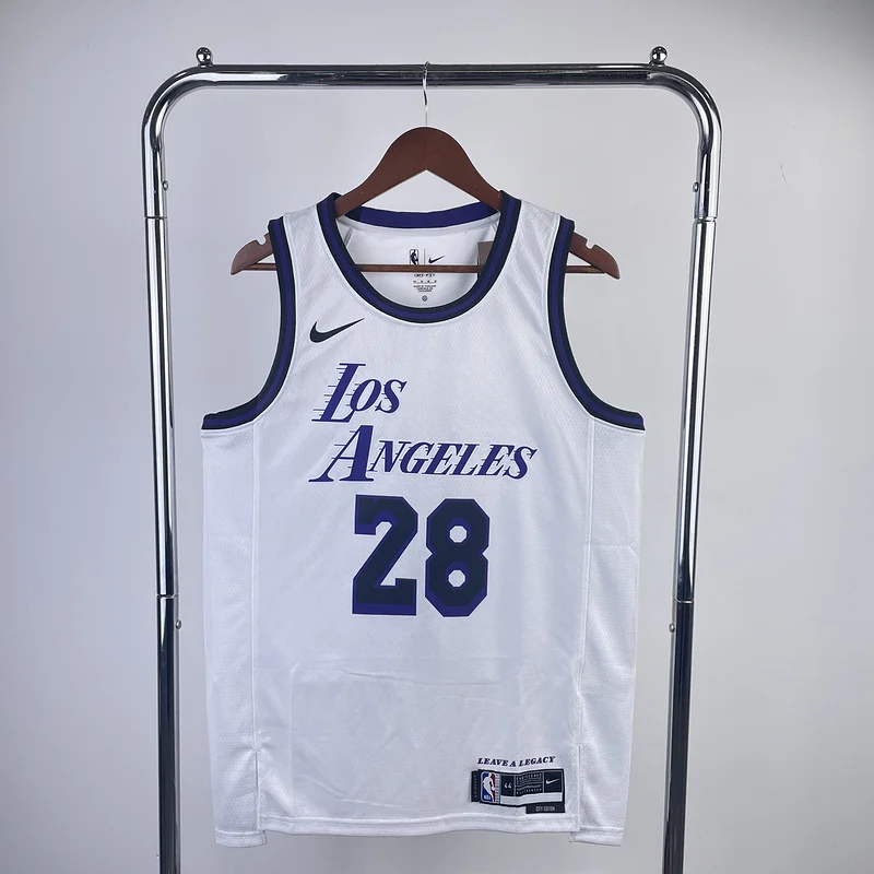 2023 Season NBA Los Angeles Lakers jersey  city version #28 Hachimura