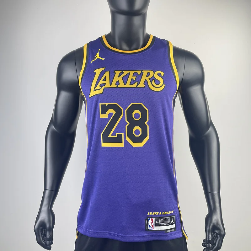 2023 Season NBA Los Angeles Lakers jersey  Flyer limited #28 Hachimura