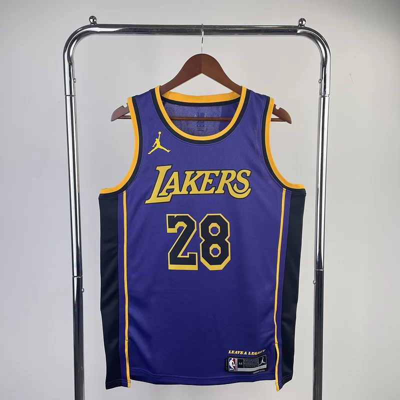 2023 Season NBA Los Angeles Lakers jersey  Flyer limited #28 Hachimura