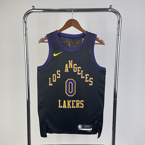 2024 Season NBA Los Angeles Lakers jersey  city version #0 Westbrook Los Angeles Lakers
