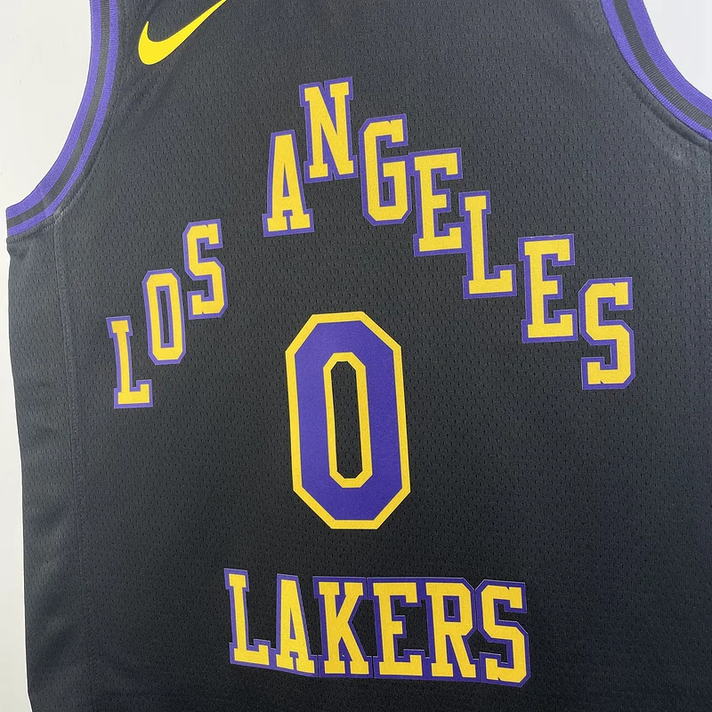 2024 Season NBA Los Angeles Lakers jersey  city version #0 Westbrook