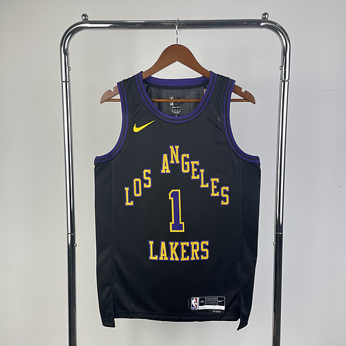 2024 Season NBA Los Angeles Lakers jersey  city version #1 Russell Los Angeles Lakers