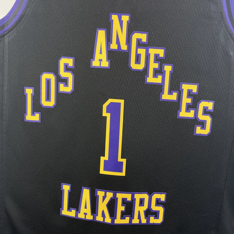 2024 Season NBA Los Angeles Lakers jersey  city version #1 Russell