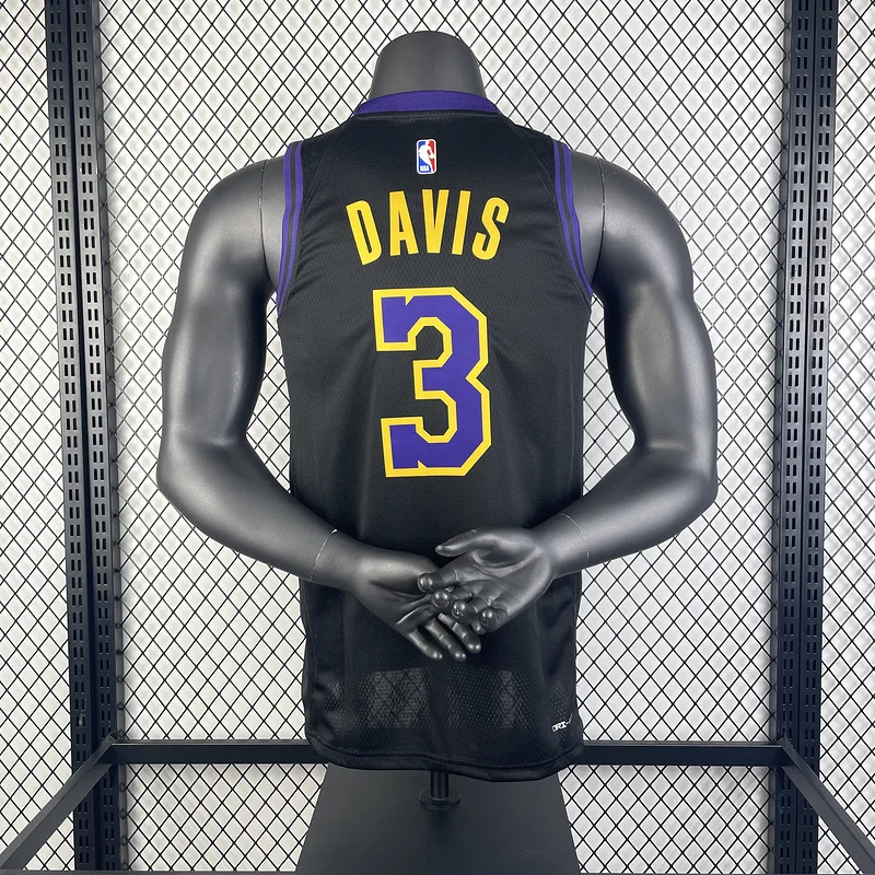 2024 Season NBA Los Angeles Lakers jersey  city version #3 Davis