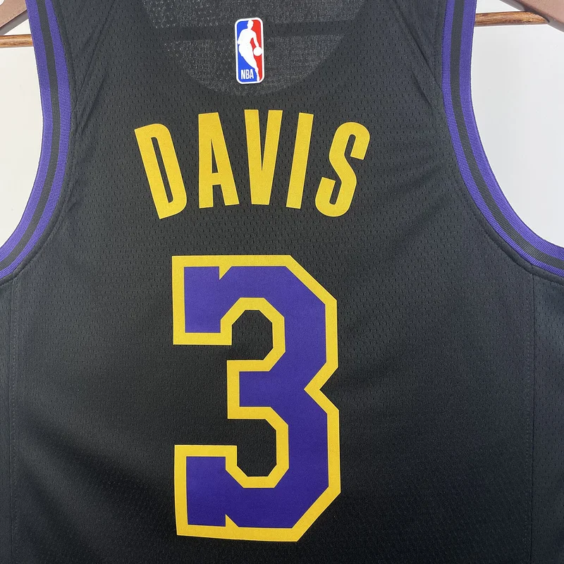 2024 Season NBA Los Angeles Lakers jersey  city version #3 Davis