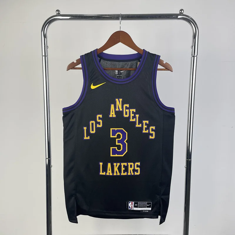 2024 Season NBA Los Angeles Lakers jersey  city version #3 Davis