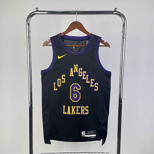 2024 Season NBA Los Angeles Lakers jersey  city version #6 James Los Angeles Lakers