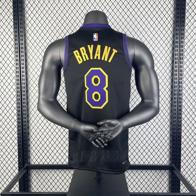 2024 Season NBA Los Angeles Lakers jersey  city version #8 Kobe Bryant