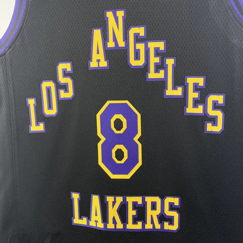 2024 Season NBA Los Angeles Lakers jersey  city version #8 Kobe Bryant