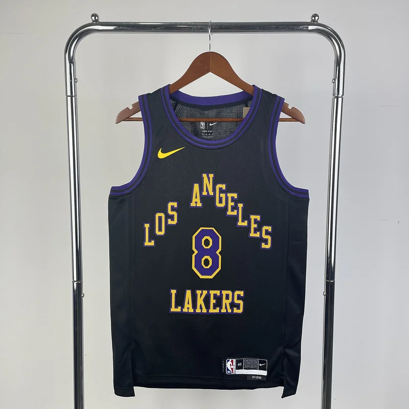 2024 Season NBA Los Angeles Lakers jersey  city version #8 Kobe Bryant