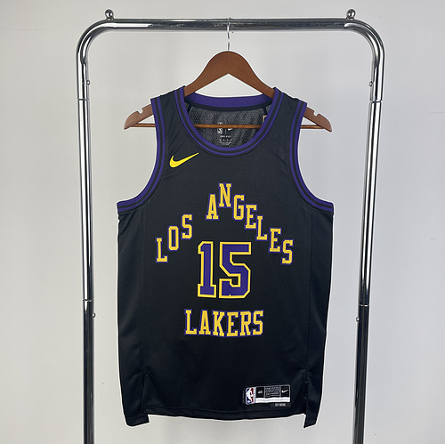 2024 Season NBA Los Angeles Lakers jersey  city version #15 Reaves Los Angeles Lakers