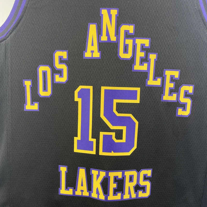 2024 Season NBA Los Angeles Lakers jersey  city version #15 Reaves