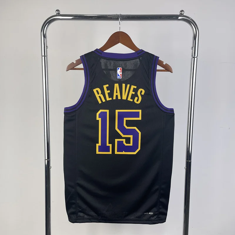 2024 Season NBA Los Angeles Lakers jersey  city version #15 Reaves