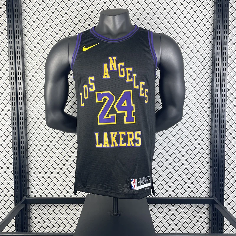 2024 Season NBA Los Angeles Lakers jersey  city version #24 Kobe Bryant