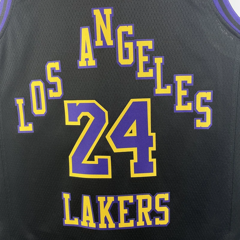 2024 Season NBA Los Angeles Lakers jersey  city version #24 Kobe Bryant